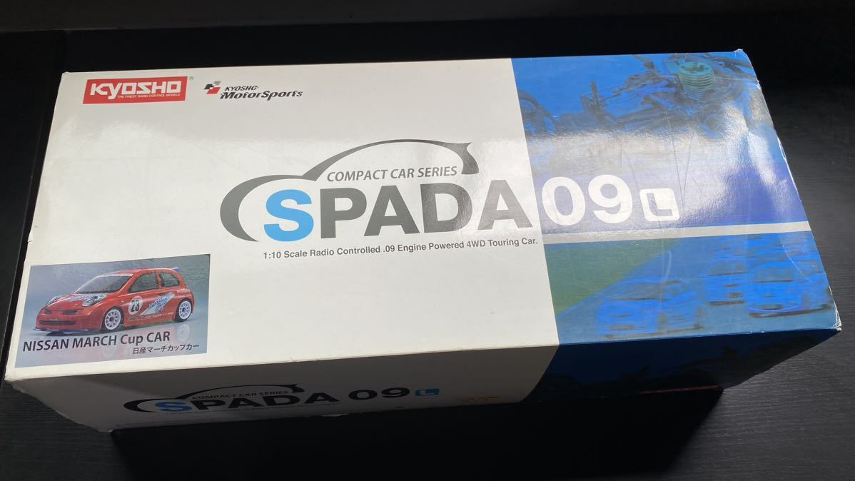 絶版 1/10GP京商 SPADA 09L 4WD マーチカップカー 未組み立てKYOSHO