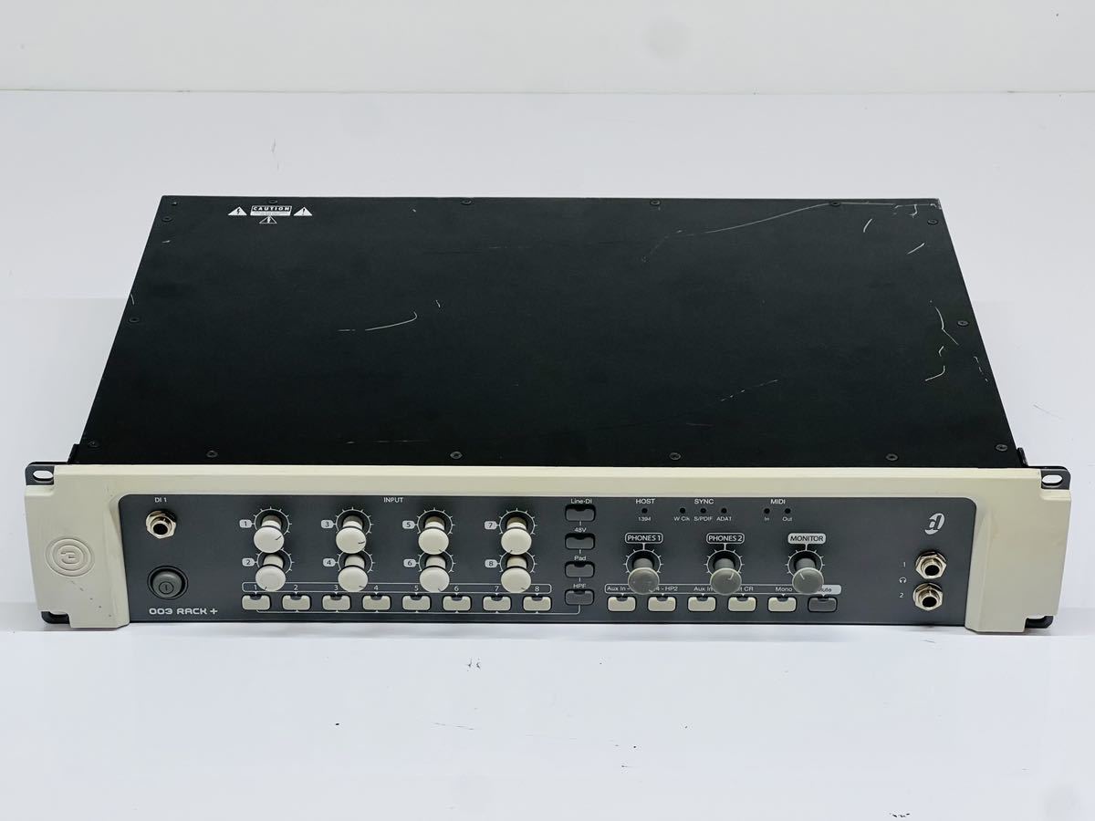 Digidesign オーディオインターフェース 003 Rack+ デジデザイン 通電確認のみ 現状品 管理番号09133(オーディオ ...