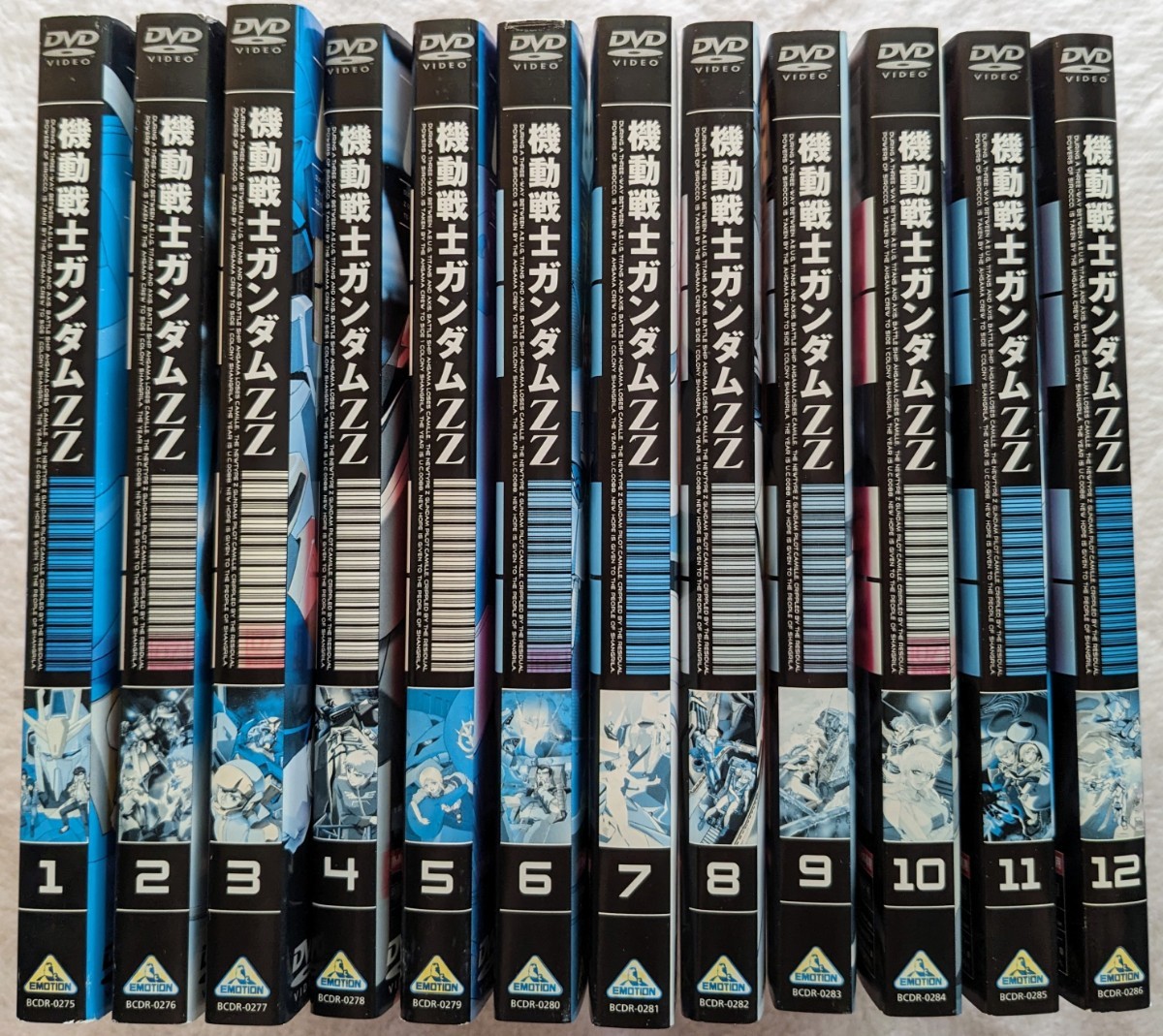 機動戦士ガンダム ZZ 全12枚 全巻セット DVD レンタル落ち