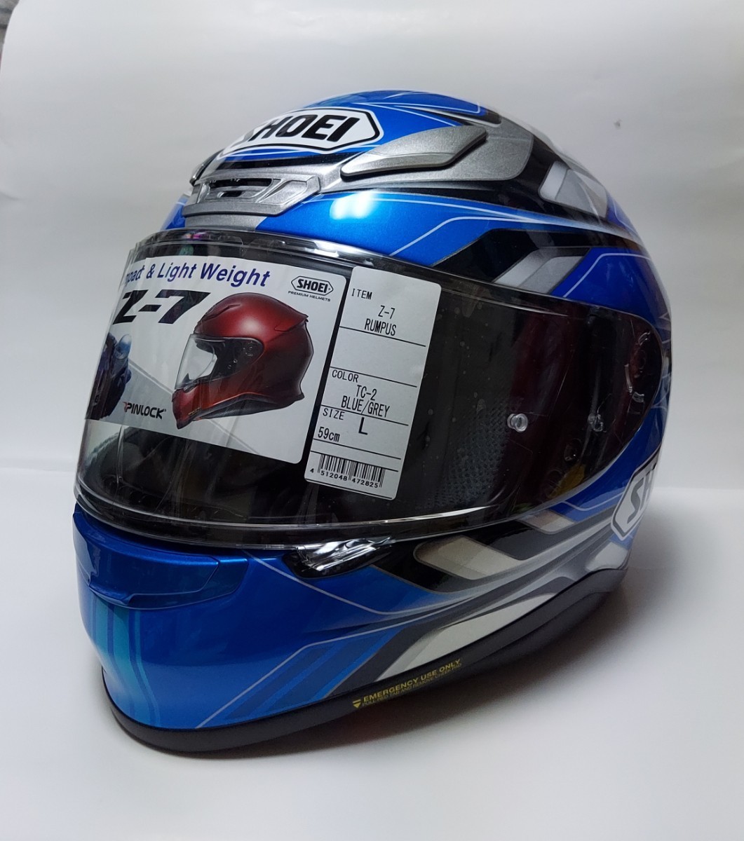 美品！SHOEI　Z-7　ランパス　TC-2 　Lサイズ