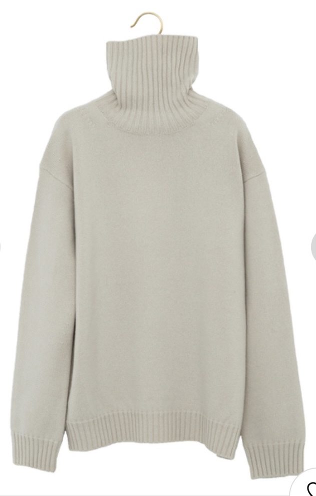 Drawer（ドゥロワー）の「Drawer 7G カシミヤ タートルニット（ニット