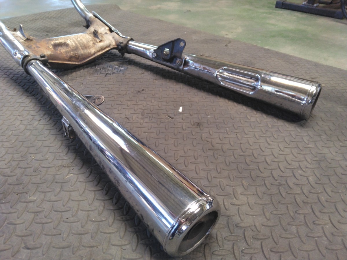 cb400n マフラー 当時物？ CB250T CB400T CB250N CB400N マフラー