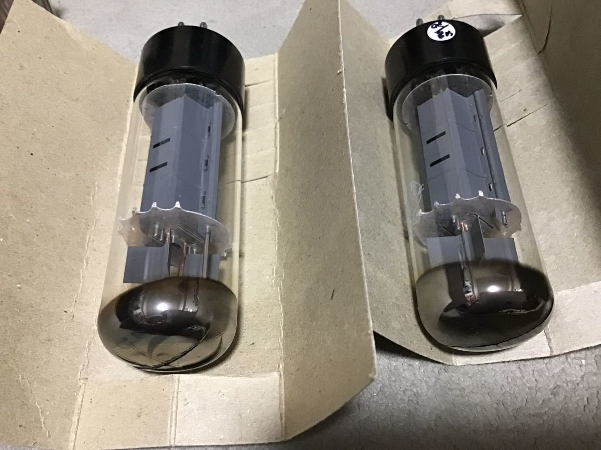 ナショナル 6CA7 真空管 2本セット 新品 ナショナル 6CA7 真空管 新品2