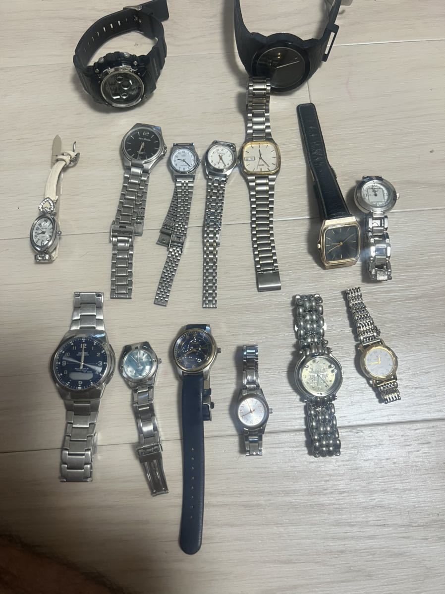 腕時計 15点まとめて SEIKO/CASIO/ JAN NICOLA/ CITIZEN 他 腕時計