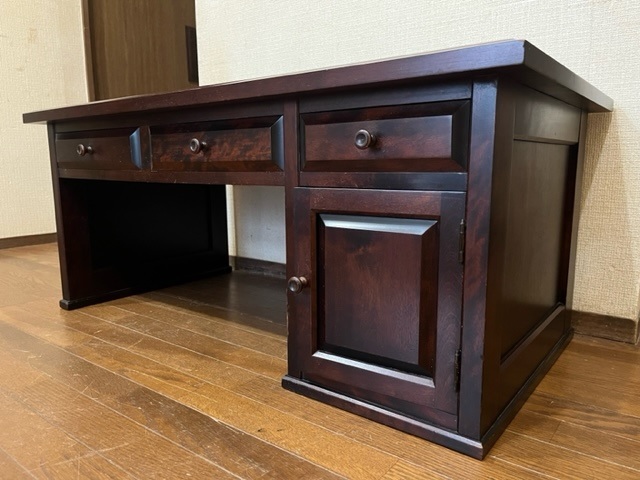 美良品！即決○ホクミン 北海道民芸家具 文机 サイドテーブル 樺 カバ