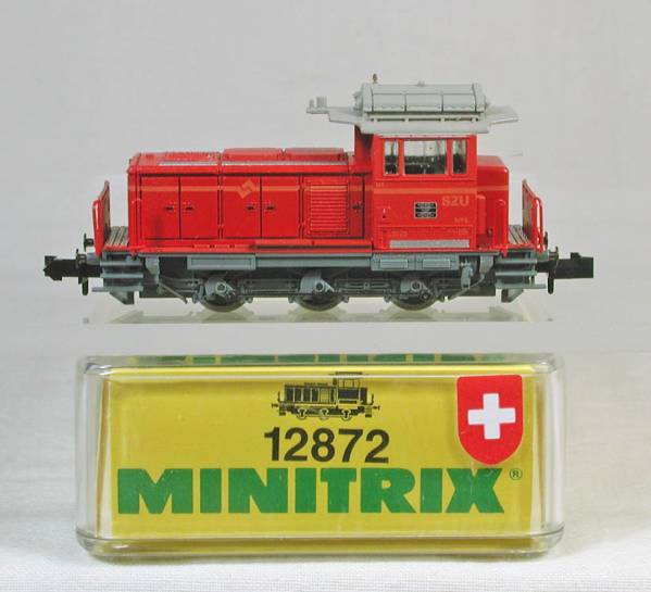 MINITRIX #12872 ＳＺＵ（スイス私鉄） Ｅｍ３／３ ディーゼル機関車