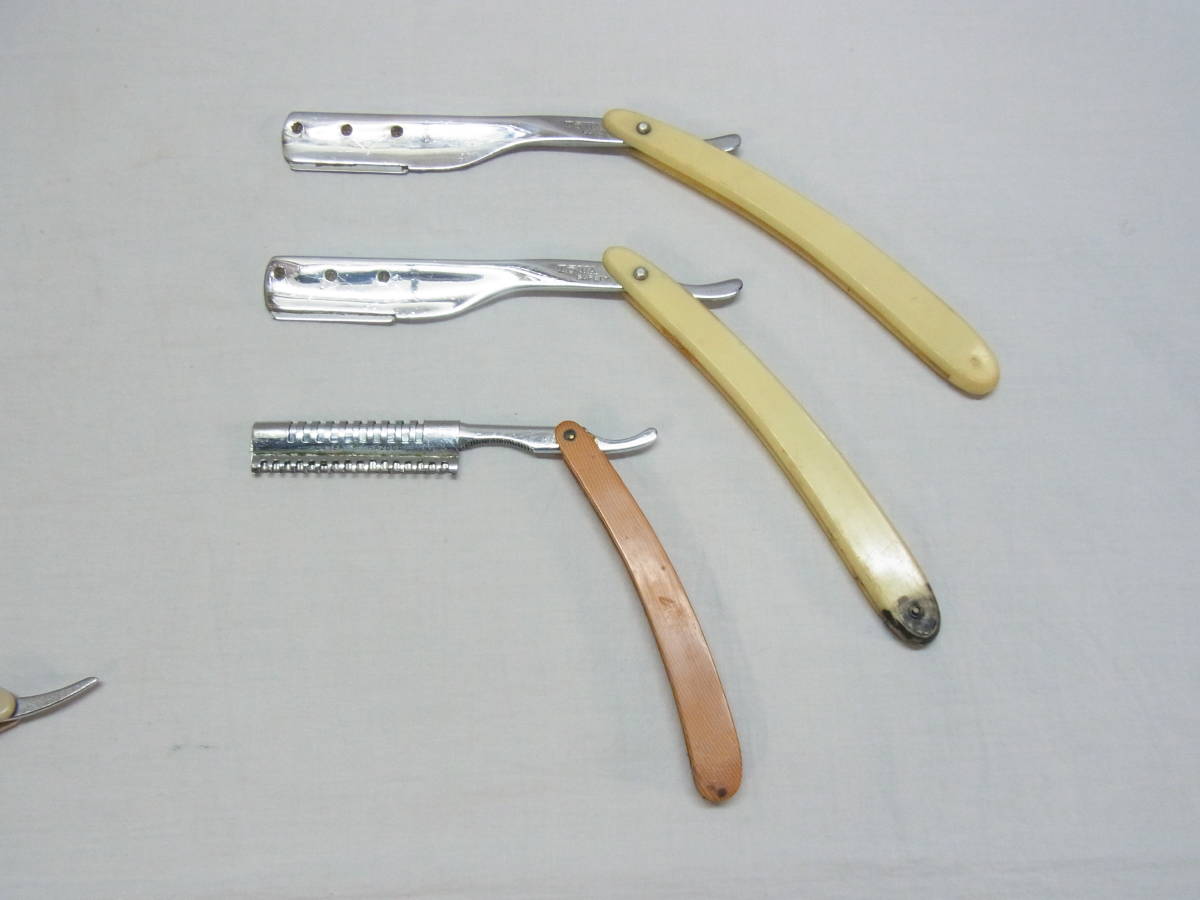 6本】 ビンテージ 西洋剃刀 まとめて☆Schick TOWA FLOWER RAZOR