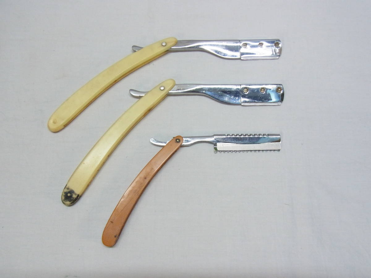 6本】 ビンテージ 西洋剃刀 まとめて☆Schick TOWA FLOWER RAZOR