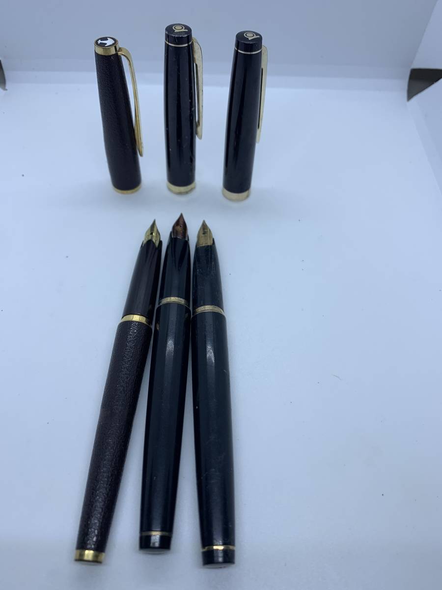 sailor セーラーペン先21kとPilot ペン先18k 万年筆2本 お買い得，高品質