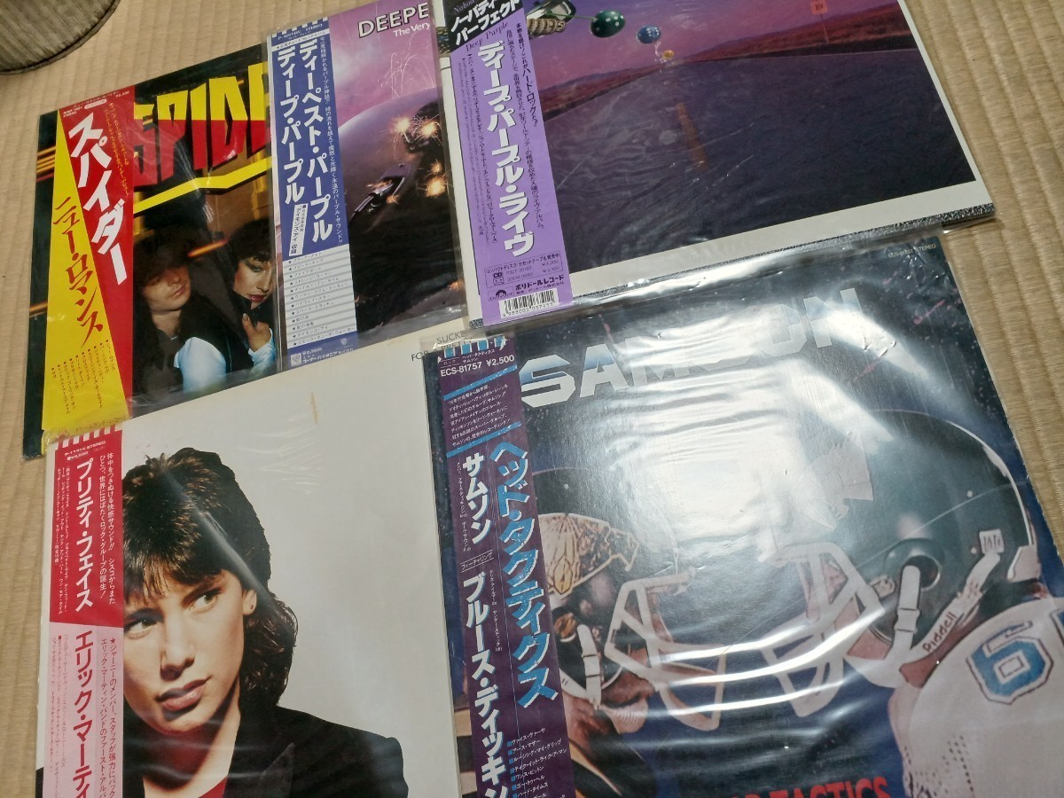 日本盤帯付レコード 見本盤 70～80年代 洋楽ロック 40枚セット ハード
