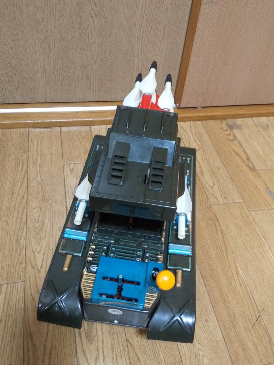 マスダヤ ブリキ 玩具 電動 ミサイルタンク MS-33 昭和 レトロ