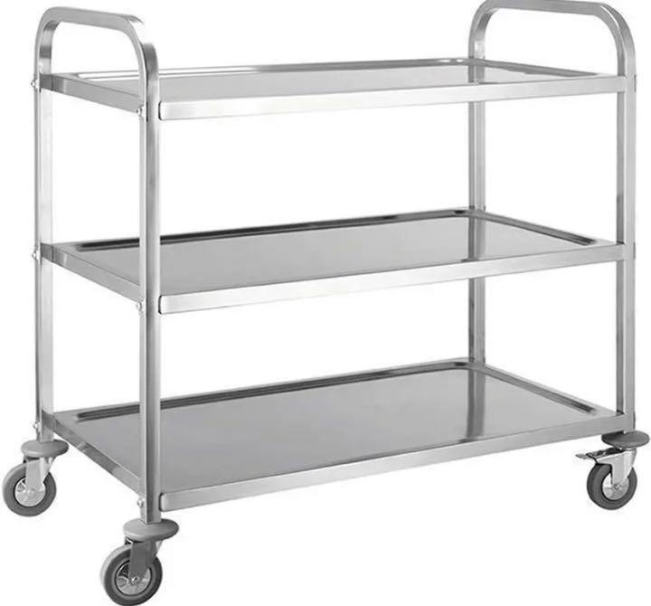 ステンレスワゴン 3段 キャスター付き キッチンワゴン 90cm 業務用