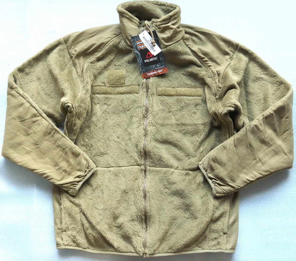 ★米軍実物ECWCS GEN3 Level3フリースジャケット Tan コヨーテ S/R 新品 polartec l3 スモール レギュラー g_8856831