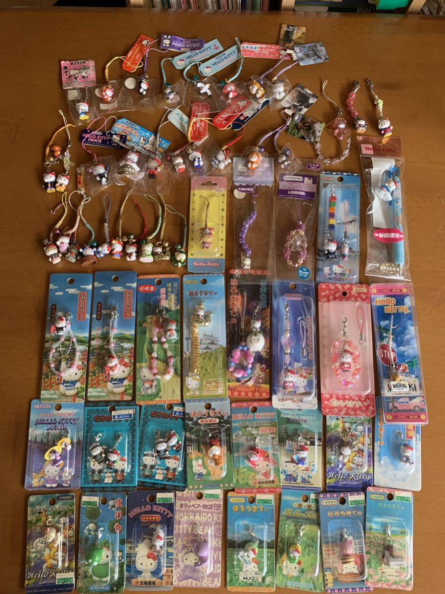 ハローキティ ストラップ ご当地 キティ60個 ストラップ キャラクター