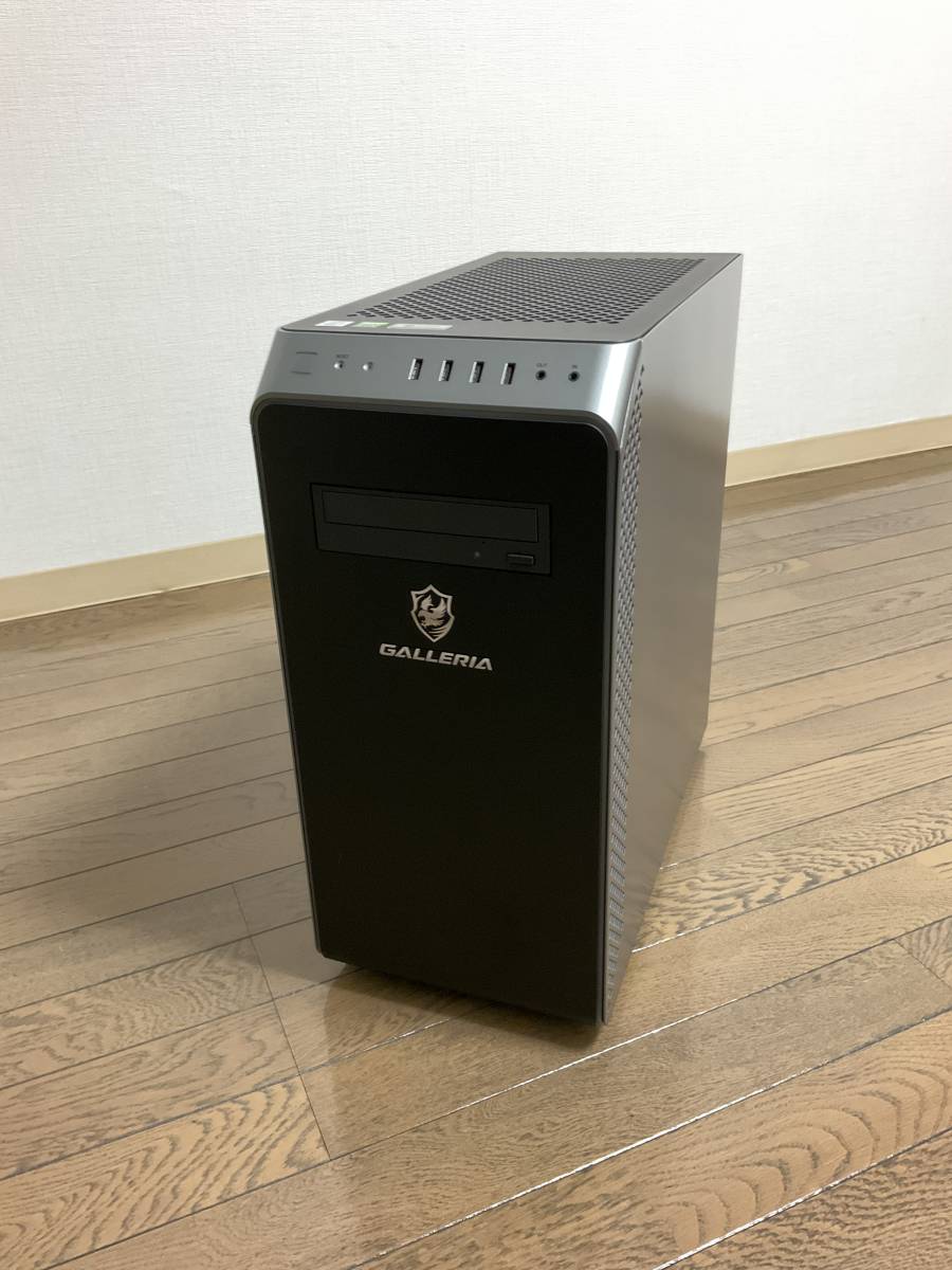 中古品】ガレリア/XA7C-R70S/Core i7-10700/RTX2070Super/メモリ16GB/S 