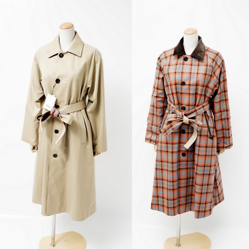 MF4668 /定価7.4万 ティッカ/TICCA ステンカラーコート リバーシブル 