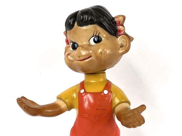 不二家 FUJIYA ペコちゃん ハイカップ ソフビ 首振り 人形 フィギュア 