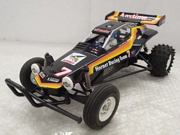 タミヤ　１／１０電動RC　ホーネット（組立済）と送信機のセット 箱無，組立済 タミヤ 1/10 RC ホーネット/送信機，ラジコン[梱0.2] KZ