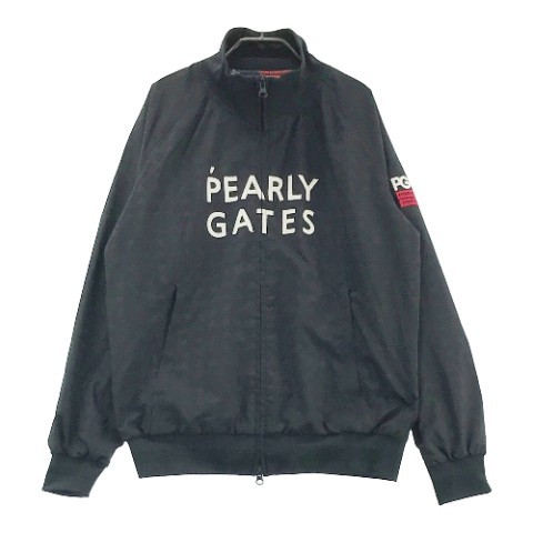 PEARLY GATES パーリーゲイツ 蓄熱 ジップジャケット 裏地星条旗 星柄