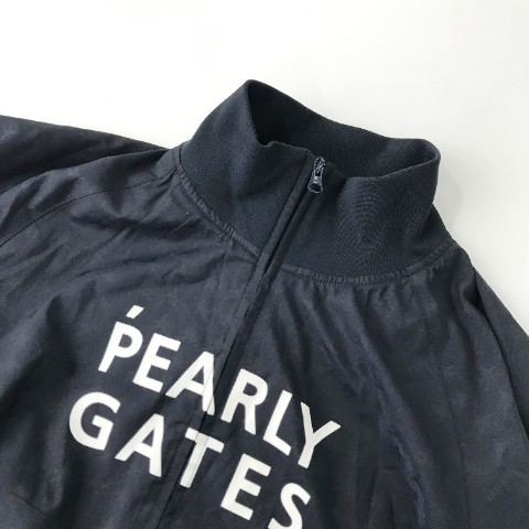 PEARLY GATES パーリーゲイツ 蓄熱 ジップジャケット 裏地星条旗 星柄