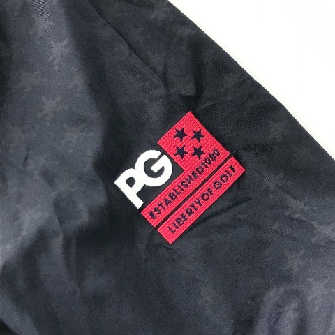 PEARLY GATES パーリーゲイツ 蓄熱 ジップジャケット 裏地星条旗 星柄