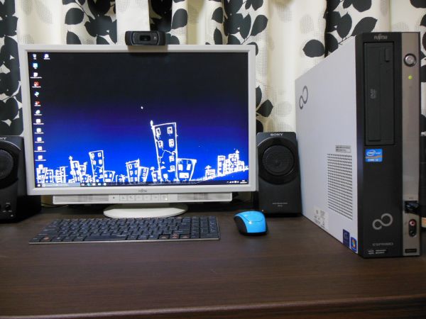 ★FUJITSU★i3-2120★本体+24.1型ワイド★Win10Pro+OfficePro★