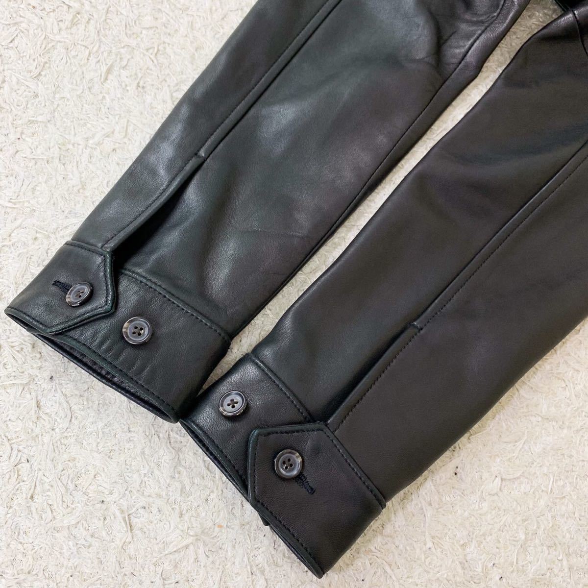 極美品 ポロラルフローレン 【極上品質】 POLO RALPH LAUREN レザー 