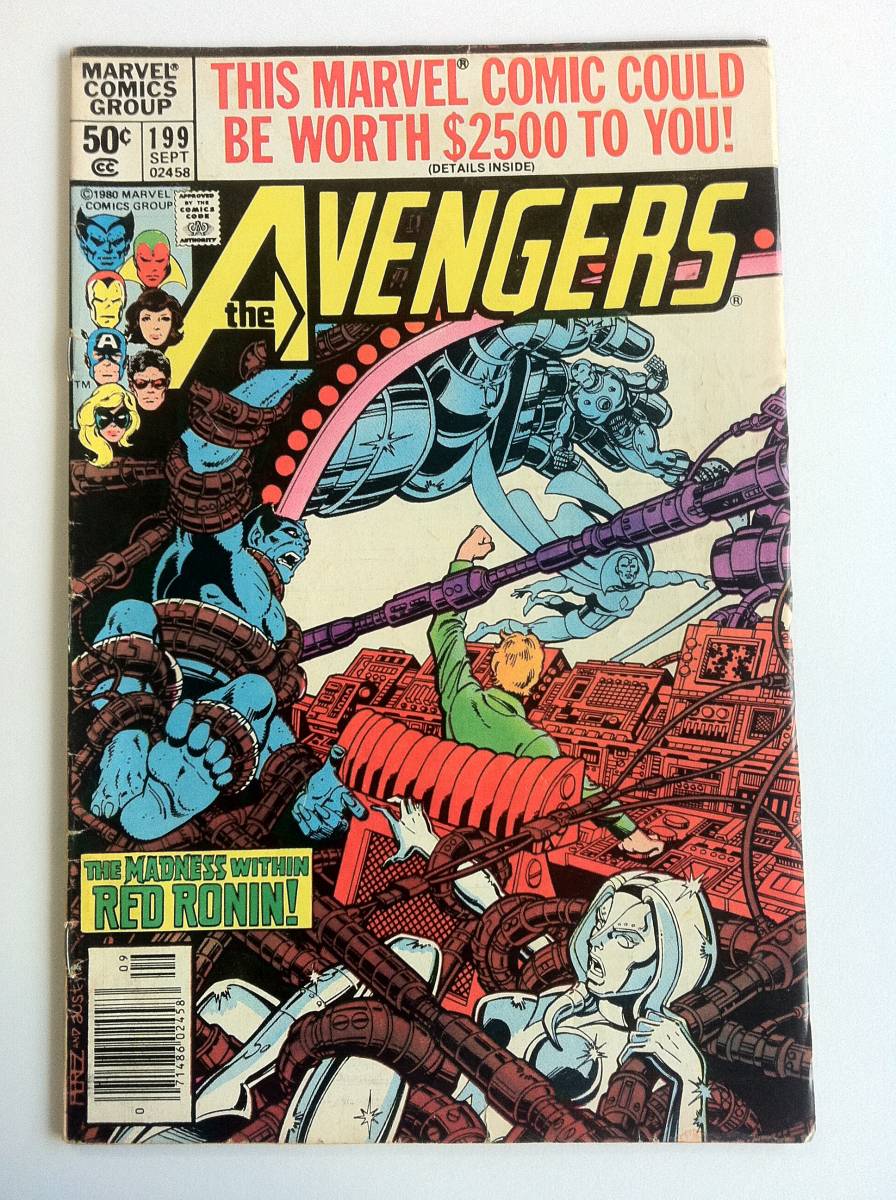 アメコミ マーベル Avengers 196 1st Taskmaster! Avengers #196