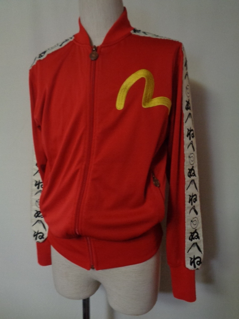 エヴィス EVISU ヤマネ YAMANE カモメ 袖ライン トラックジャケット ジャージ 上着 38