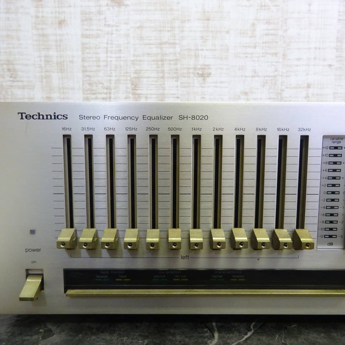 Technics テクニクス グラフィックイコライザー SH-8075 グラフィック