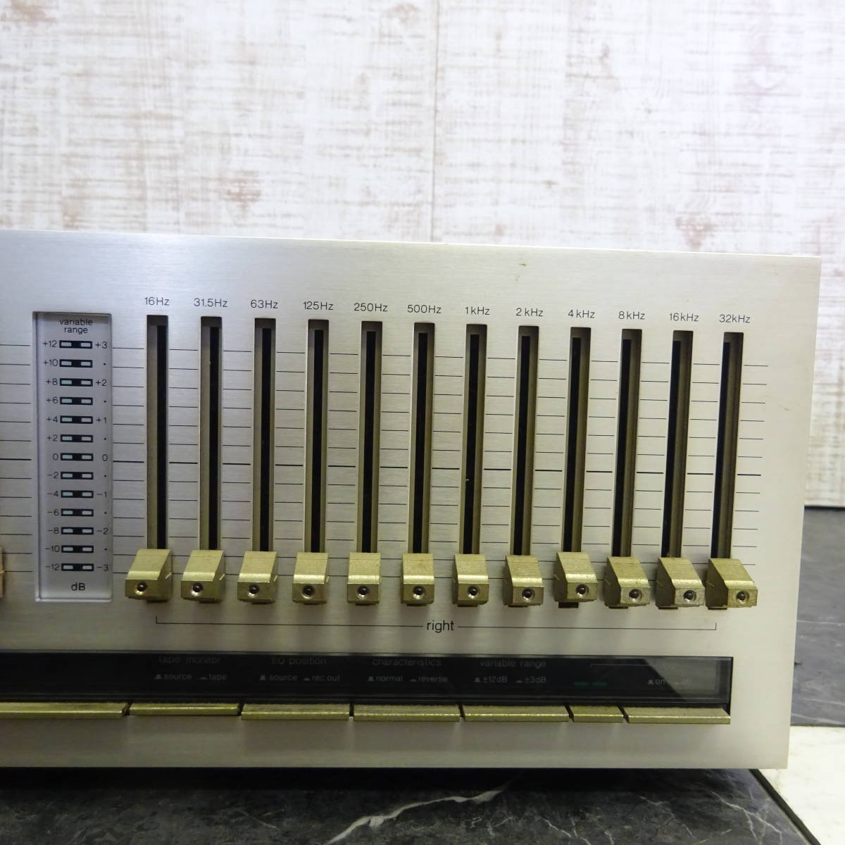 Technics テクニクス グラフィックイコライザー SH-8075 グラフィック