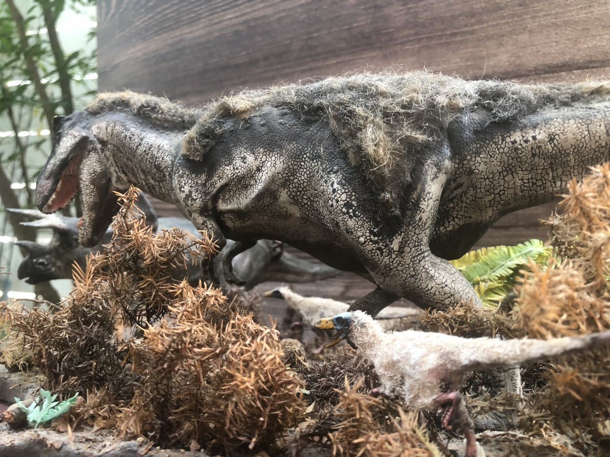 タミヤ　恐竜　プラモデル　ジオラマ　ティラノサウルス　トリケラトプス　ヴェロキラプトル タミヤ 1&frasl;35 恐竜世界シリーズ
