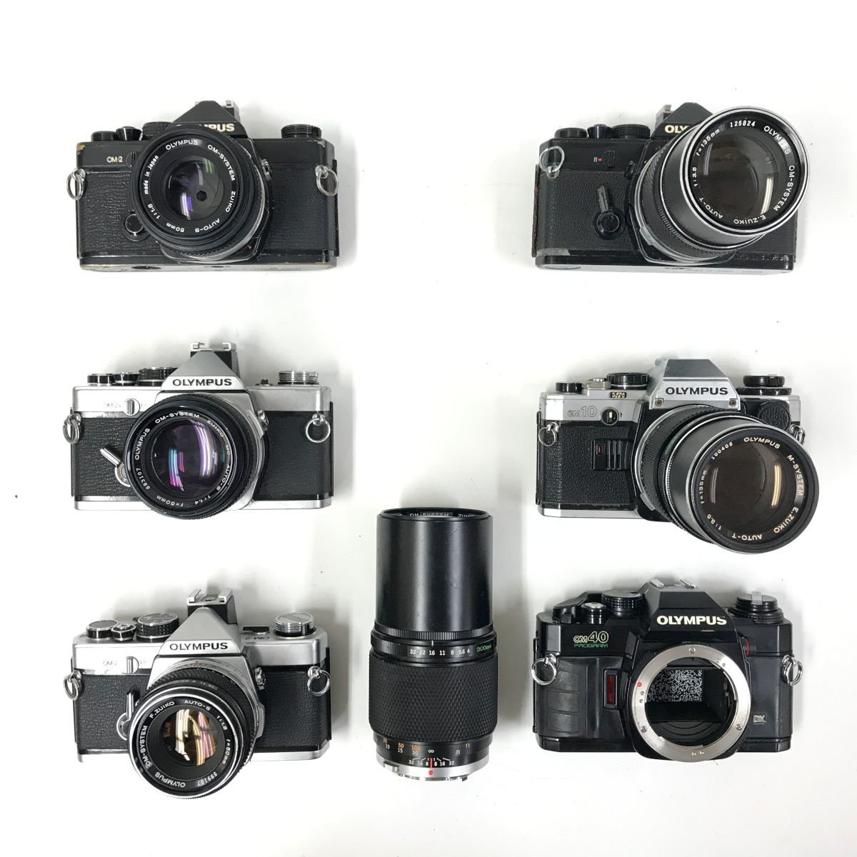 OLYMPUS OM-1 ， OM-2 ， OM-2N ， OM-10 + 1.4/50 ， 1.8/50 他 MF