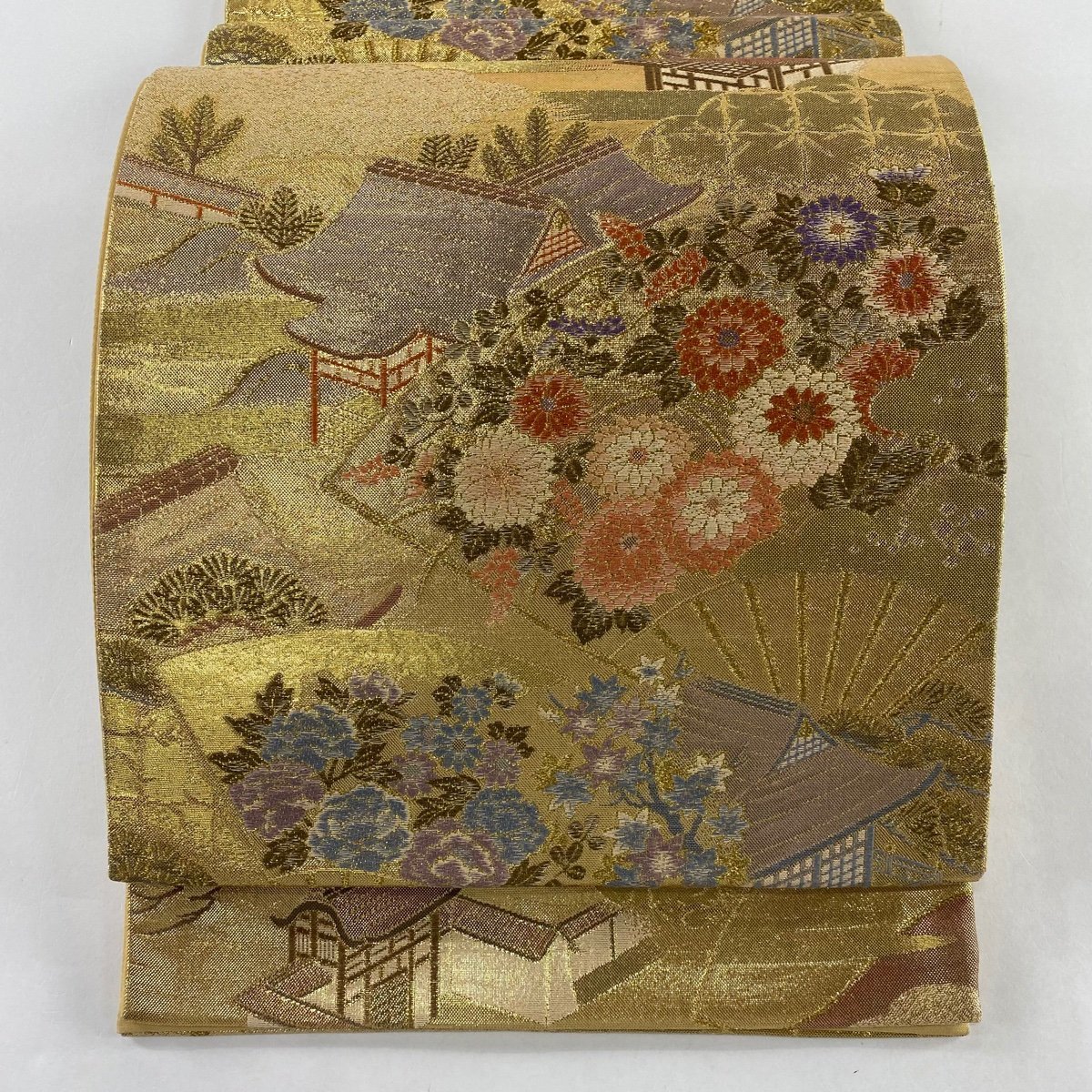 訳あり刺繍の美の最高峰 「中国蘇州刺繍」 丹後ちりめん 正絹 付下げ