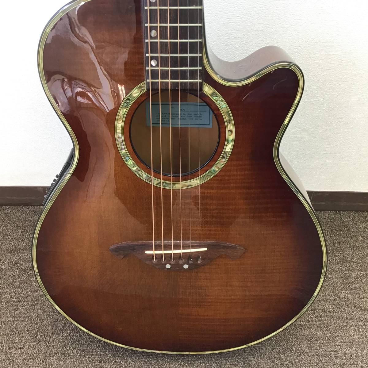 KAWAI カワイ EA75 エレアコ アコースティックギター 弦楽器 美品(本体 