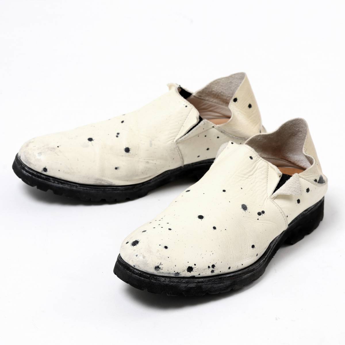 Portaille exclusive PL5 VB Slipon Shoes/Oiled Steer handpainted 定価57200円 ポルタユ A.F ARTEFACT エフアーティファクト
