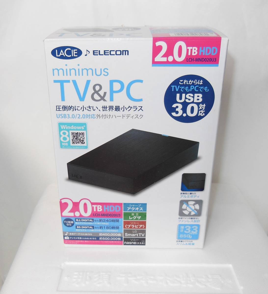 2TB minimus ELECOM | LaCie LACIE Lacie Minimus LCH-MND020U3 LCH