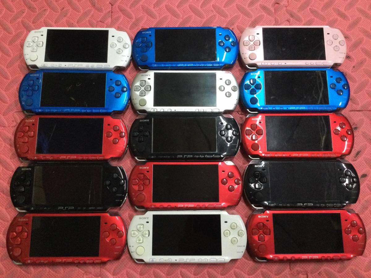 N3920/60/0】ジャンク（清掃済み）☆PSP☆本体☆計15台☆PSP-3000