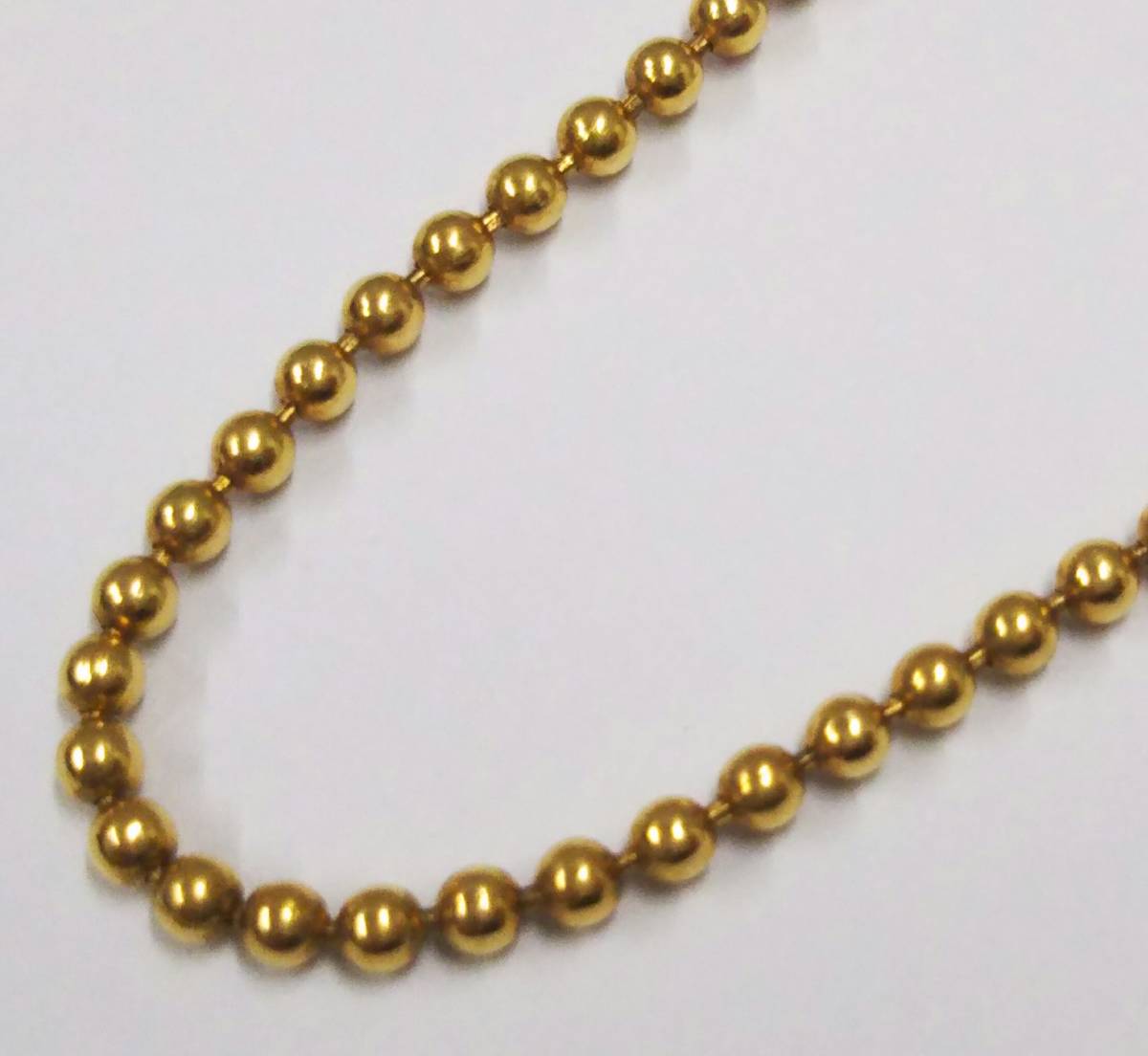 クリーニング済/造幣局刻印有】K18(750表記) 総重量約7.5g 約40cm