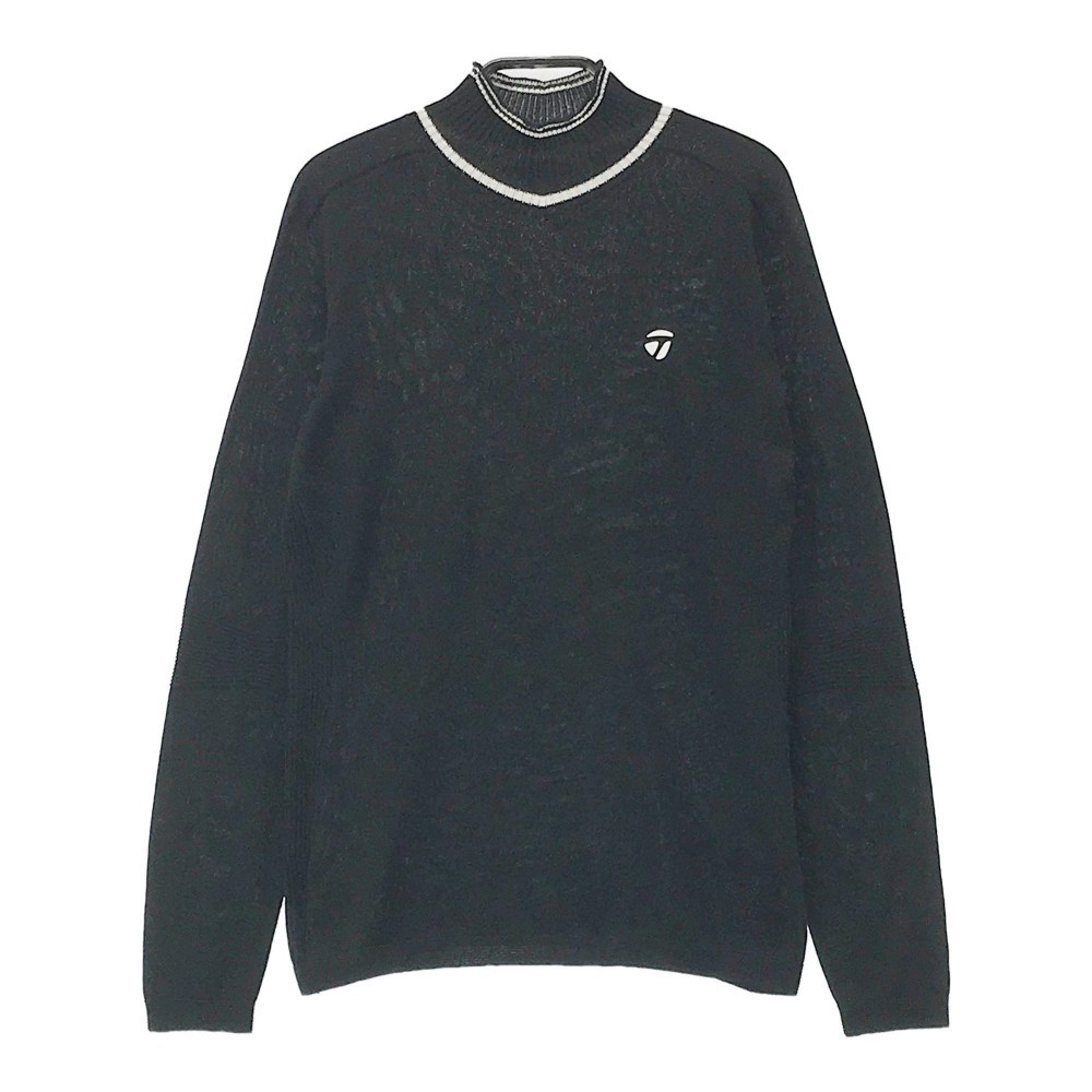 TAYLOR MADE テーラーメイド 2021年モデル 長袖ニット セーター ブラック系 S [240001970433] ゴルフウェア レディース