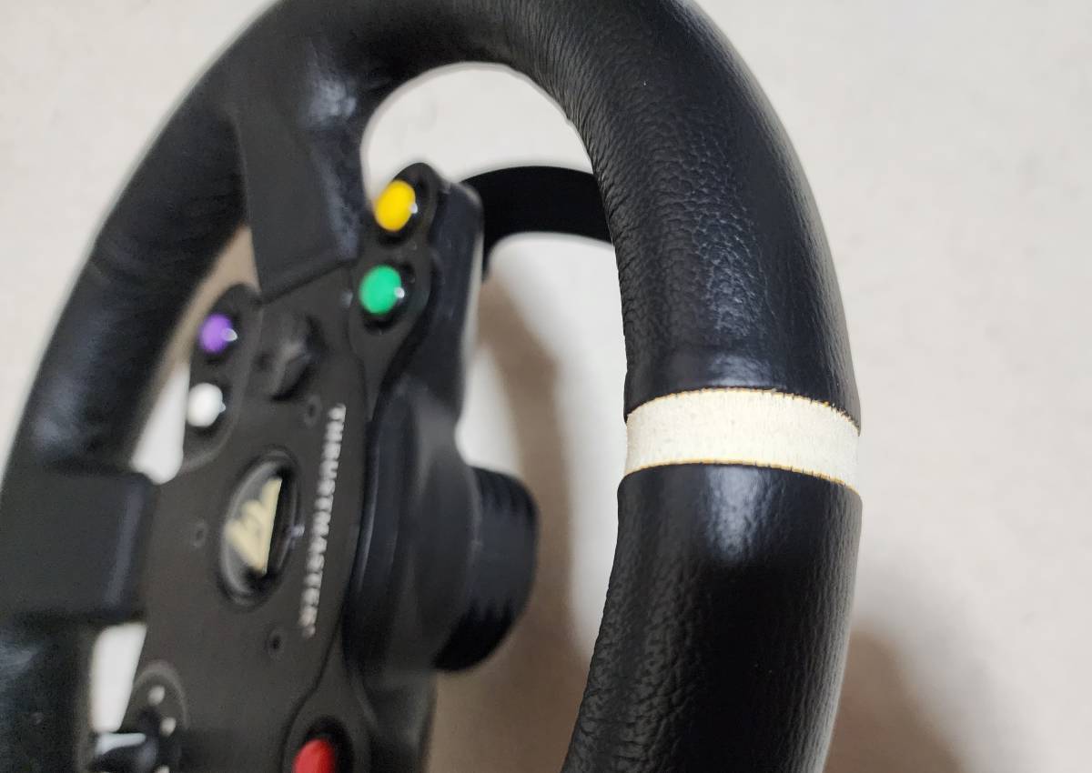 動作確認済み Thrustmaster スラストマスター TM Leather 28 GT Wheel 