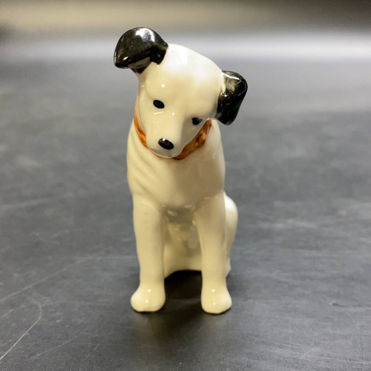 陶器製 Victor ビクター犬 ニッパー 大中小 3点 まとめ 置物 山口太一 