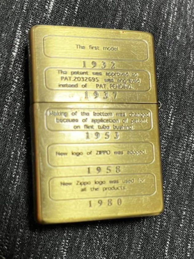 ZIPPO Zippoジッポー ジッポ 中古美品 歴代ボトムメタル 限定 ライター