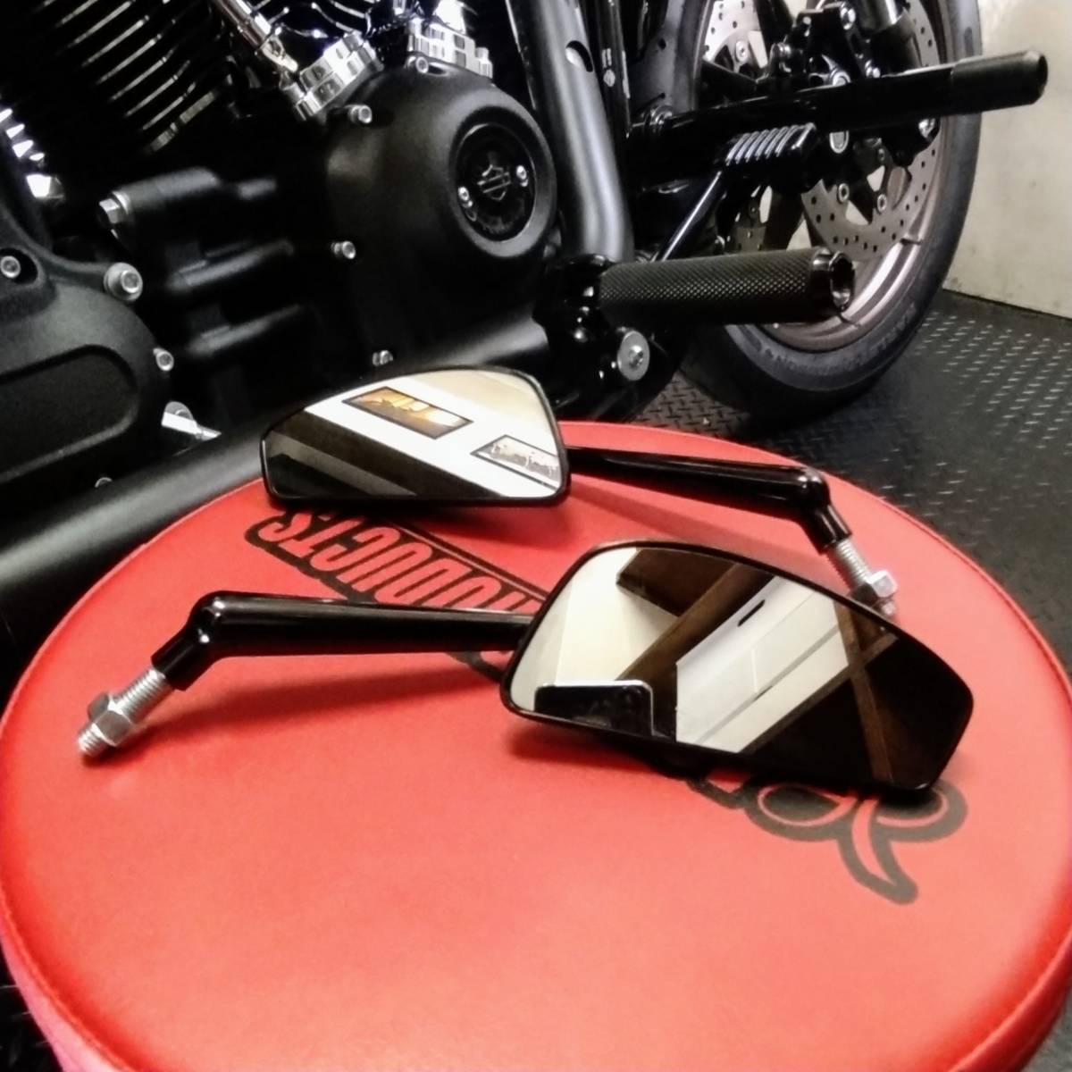 バイクミラーセット Arlen Ness アレンネス Downdraft