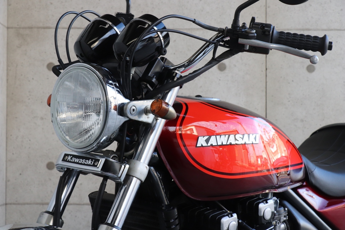 横浜～ Kawasaki ゼファー400 C5 ルミナスビンテージレッド Z2