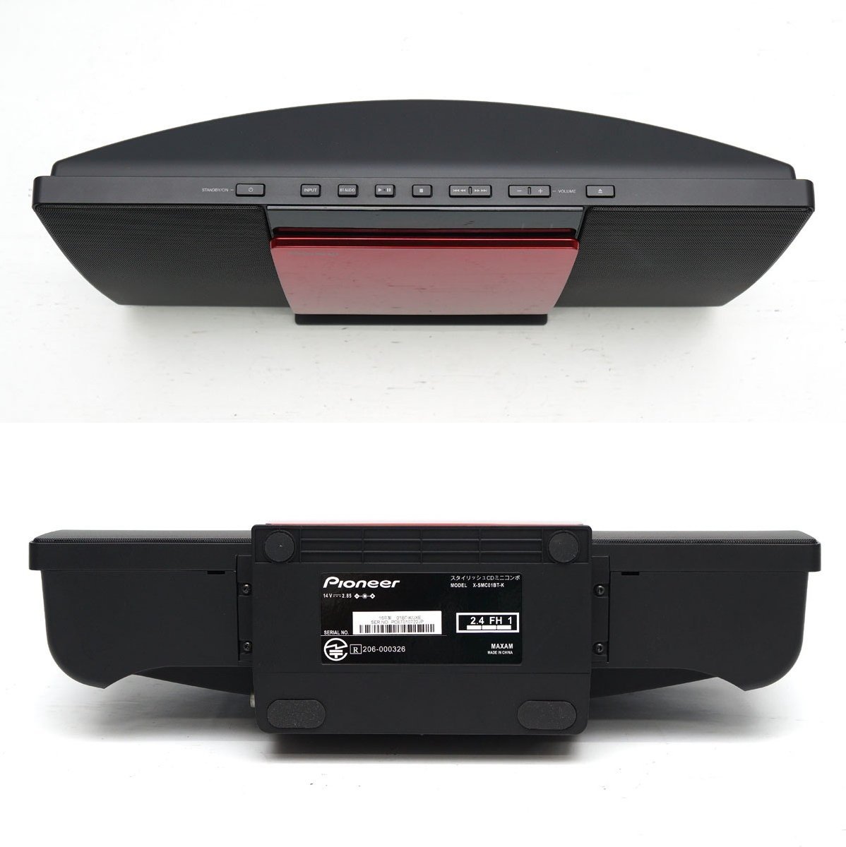 パイオニア スリム CD ミニコンポ X-SMC02 BLACK Pioneer X-SMC02