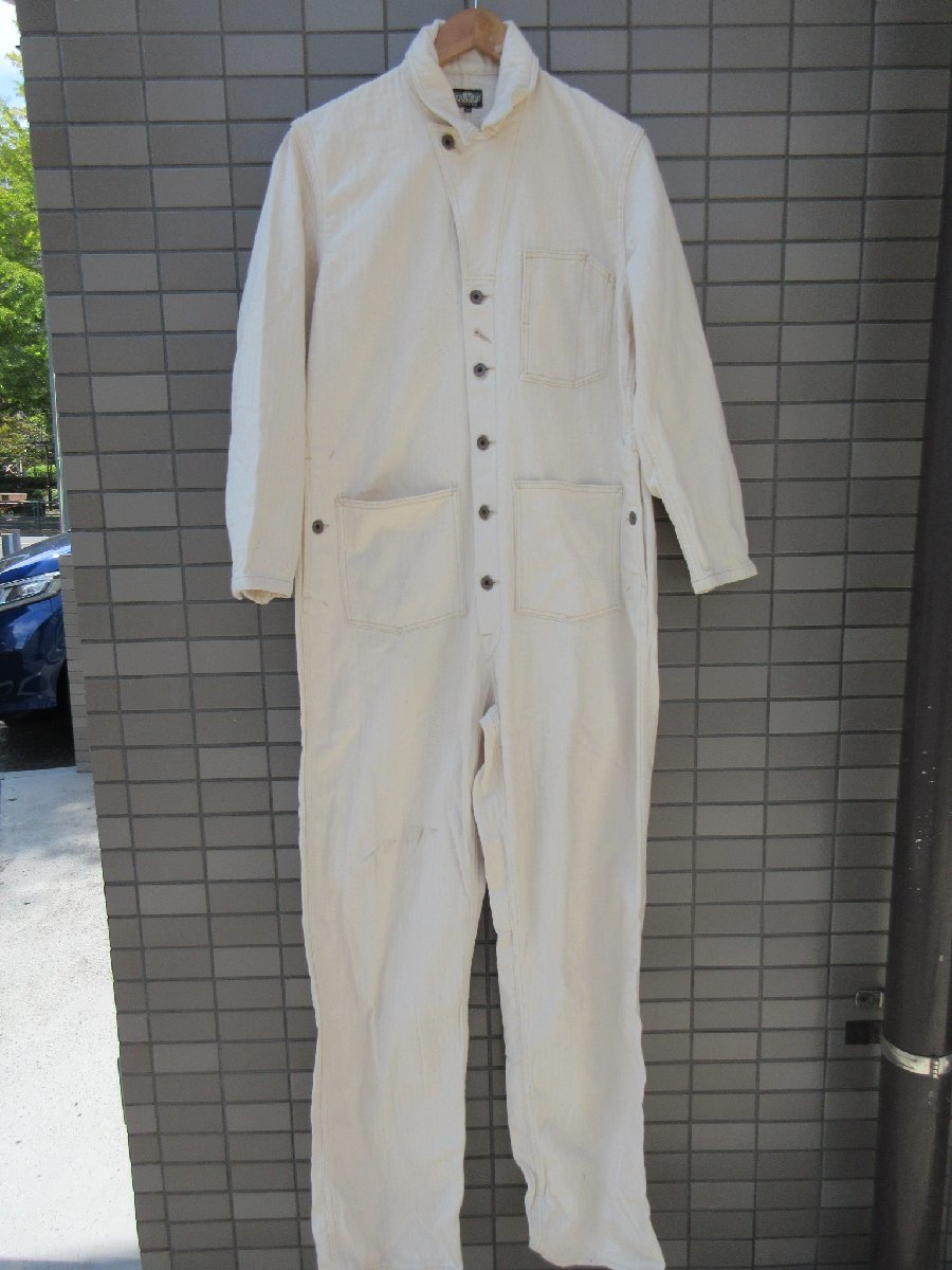 ●1000円～ブラックサイン BLACK SIGN　オーバーオール つなぎ　サイズ36