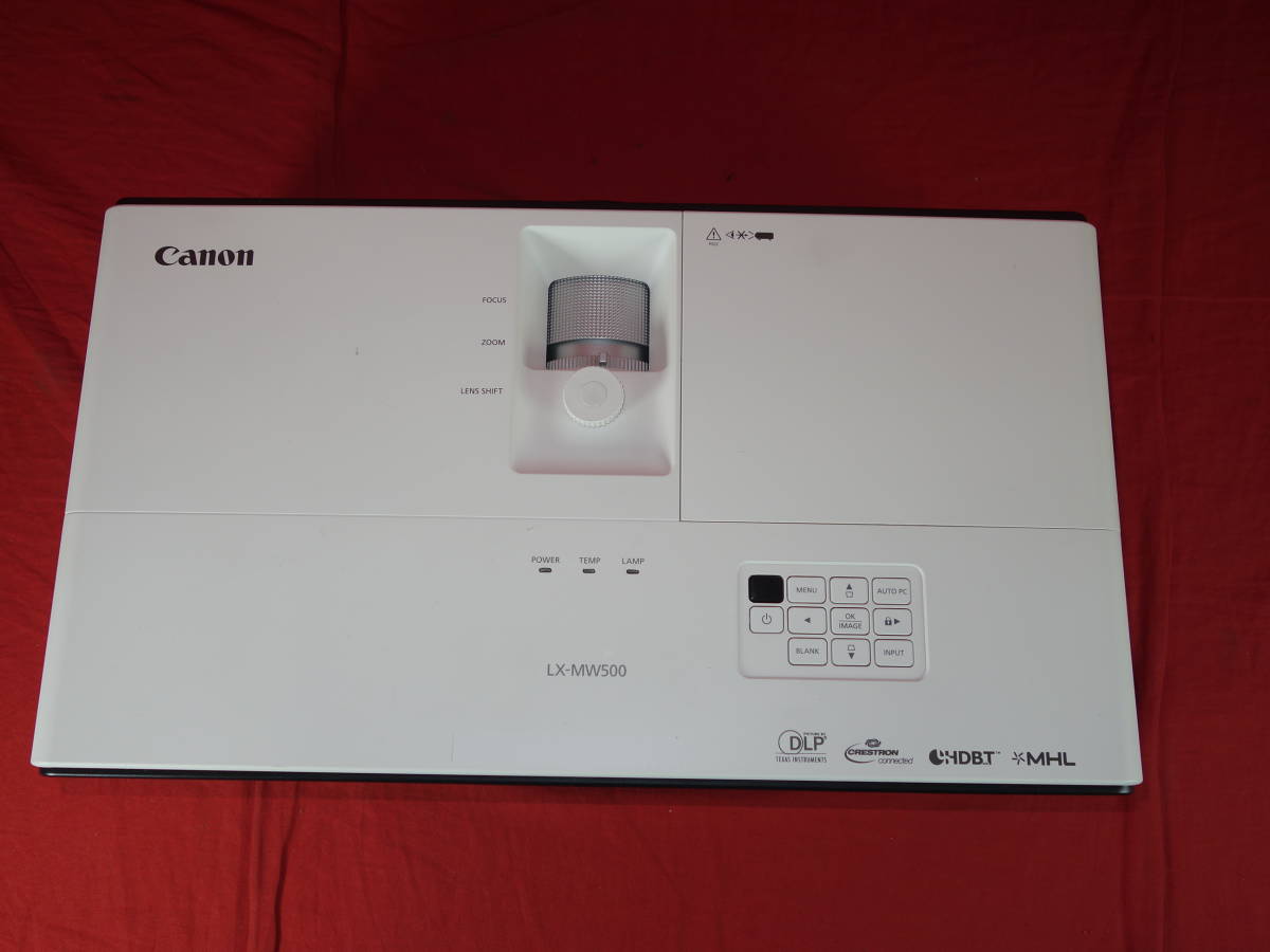 Canon　LX-MW500 【通電可】　中古 プロジェクター　【ジャンク】 Canon&frasl;キヤノン プロジェクター□LX-MU500 中古 lx－mu500の通販 canon lx－mw500の通販