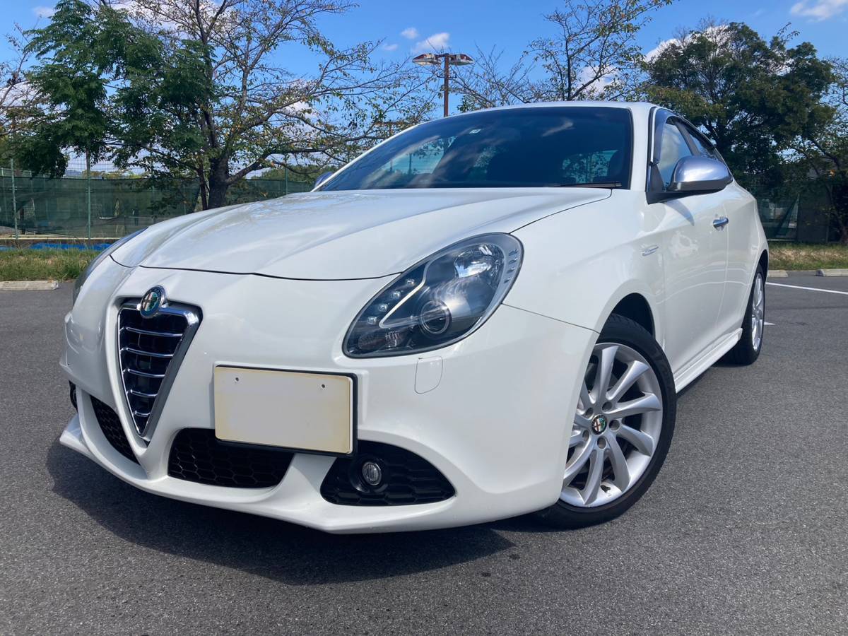 １万円スタート/車検６年２月/アルファロメオ/ジュリエッタ/コンペティツィオーネ/ホワイトED100台限定車/HID/Hレザーシート/ナビ・TV/ETC