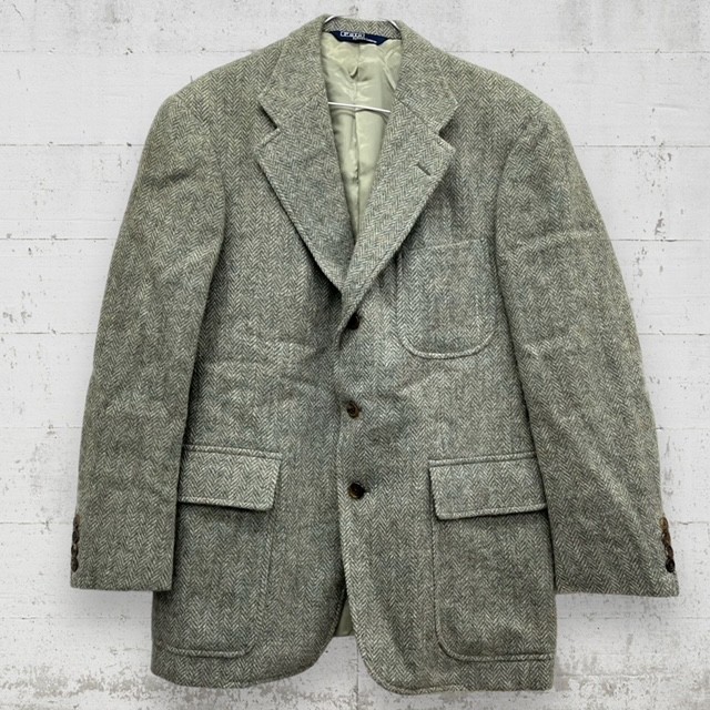 美品 POLO RALPH LAUREN ポロラルフローレン 服 ヘリンボーンテーラード ジャケット 90's ファッション トップス アウター 94A 6